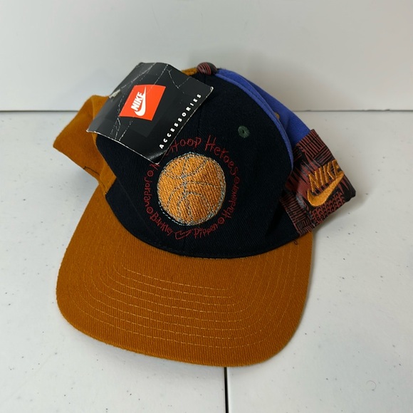 Nike Other - Vintage Nike Hoop Heroes Black Snapback Hat (Penny, Barkley, Pippen Jordan)NWT